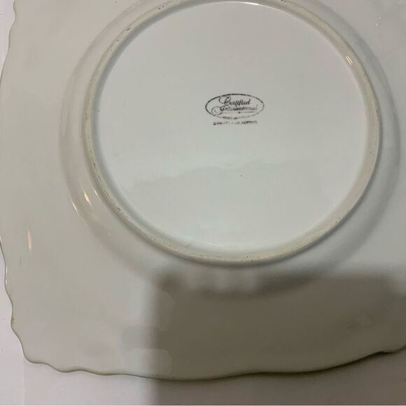 Certified International Pamela Gladding Dinner Plate Hand Painted Floral 11 1/4" - Picture 7 of 10